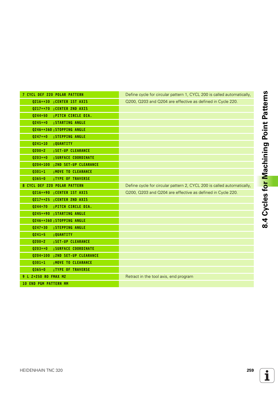 HEIDENHAIN TNC 320 (340 551-02) User Manual | Page 259 / 493