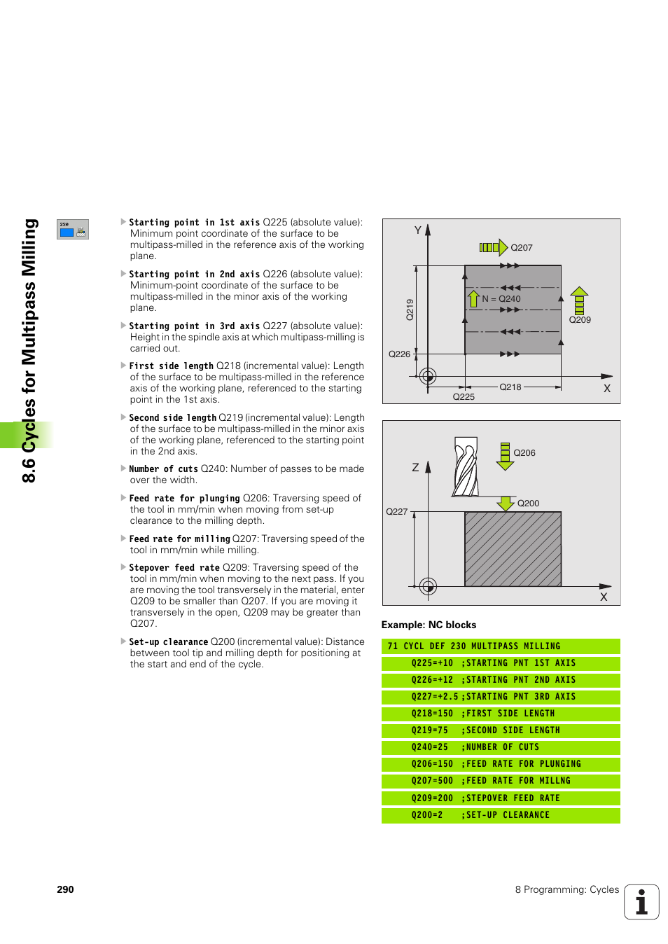 HEIDENHAIN TNC 320 (340 551-02) User Manual | Page 290 / 493