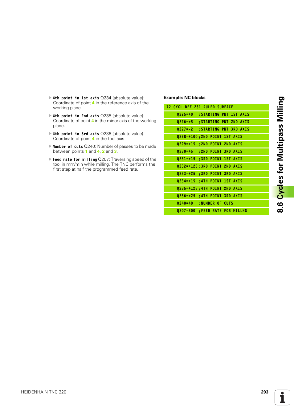 HEIDENHAIN TNC 320 (340 551-02) User Manual | Page 293 / 493