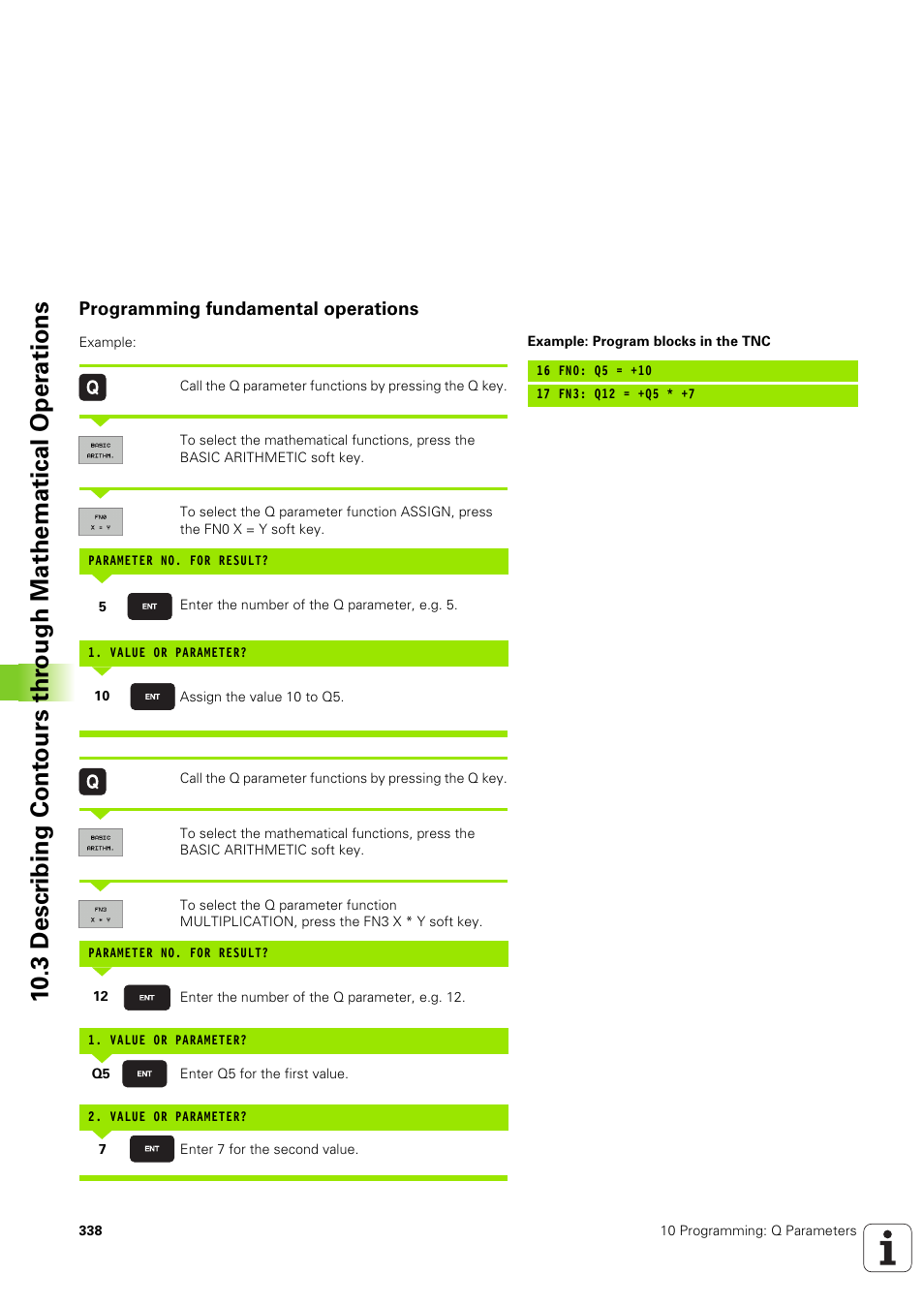 Programming fundamental operations | HEIDENHAIN TNC 320 (340 551-02) User Manual | Page 338 / 493