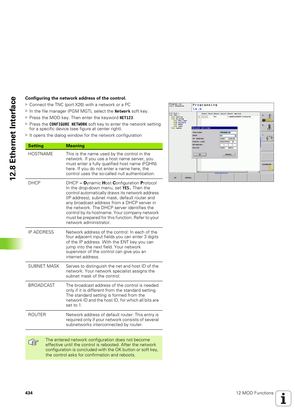 8 ether n et int e rf ace | HEIDENHAIN TNC 320 (340 551-02) User Manual | Page 434 / 493