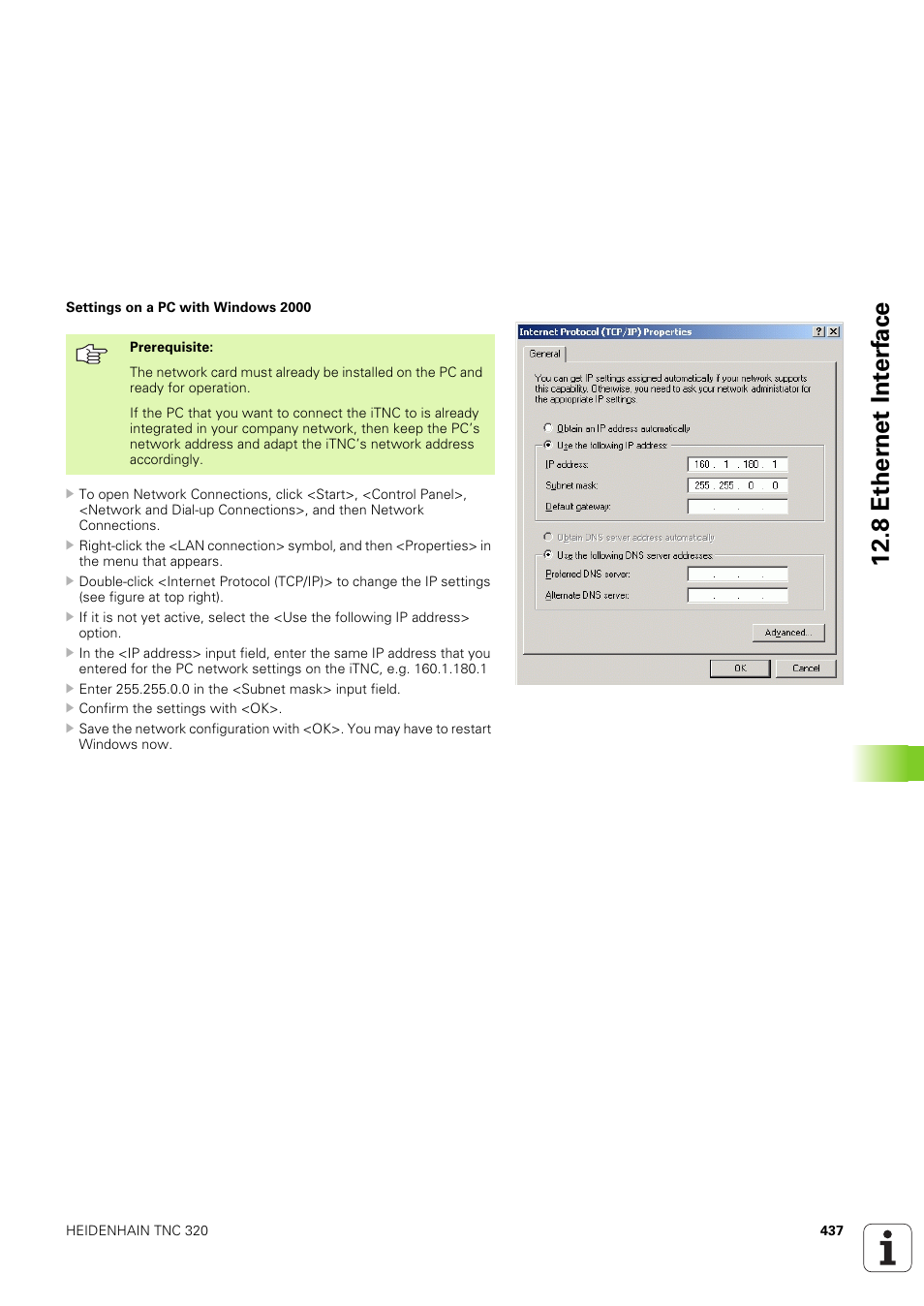 8 ether n et int e rf ace | HEIDENHAIN TNC 320 (340 551-02) User Manual | Page 437 / 493