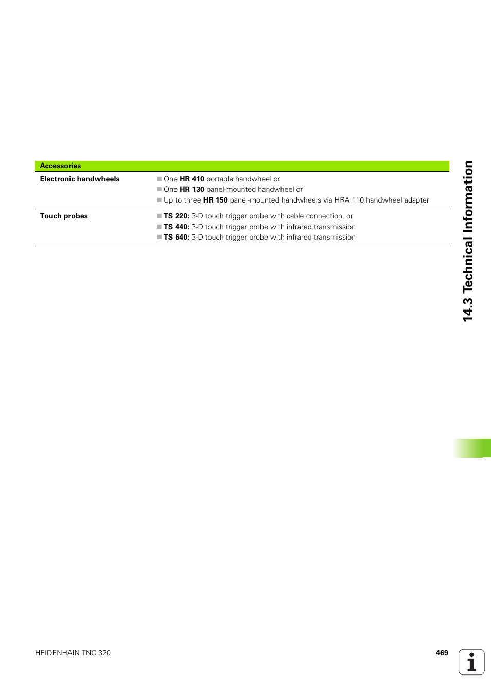 HEIDENHAIN TNC 320 (340 551-02) User Manual | Page 469 / 493