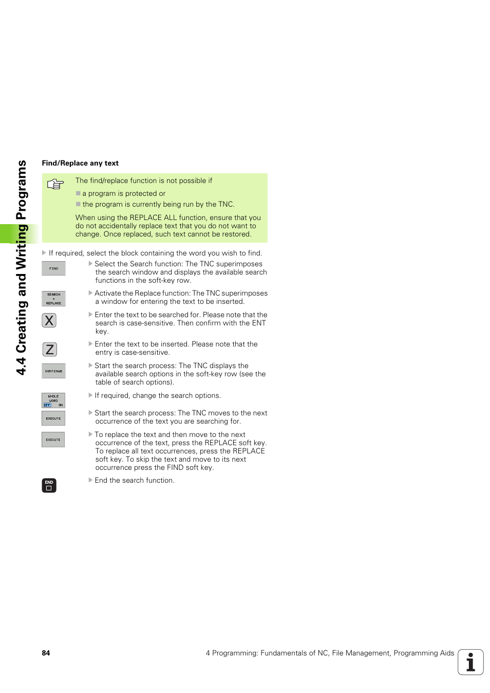4 cr eating and w riting pr ogr a ms | HEIDENHAIN TNC 320 (340 551-02) User Manual | Page 84 / 493