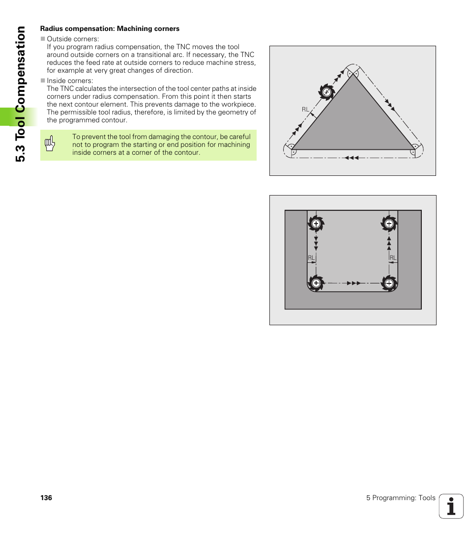 3 t ool compensation | HEIDENHAIN TNC 320 (340 55x-03) User Manual | Page 136 / 525