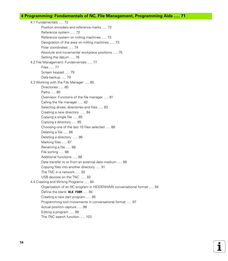 HEIDENHAIN TNC 320 (340 55x-03) User Manual | Page 14 / 525