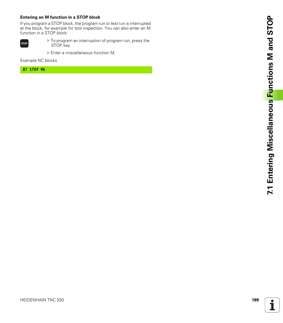 HEIDENHAIN TNC 320 (340 55x-03) User Manual | Page 189 / 525