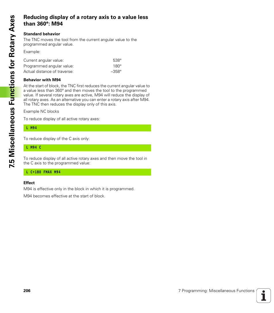 HEIDENHAIN TNC 320 (340 55x-03) User Manual | Page 206 / 525