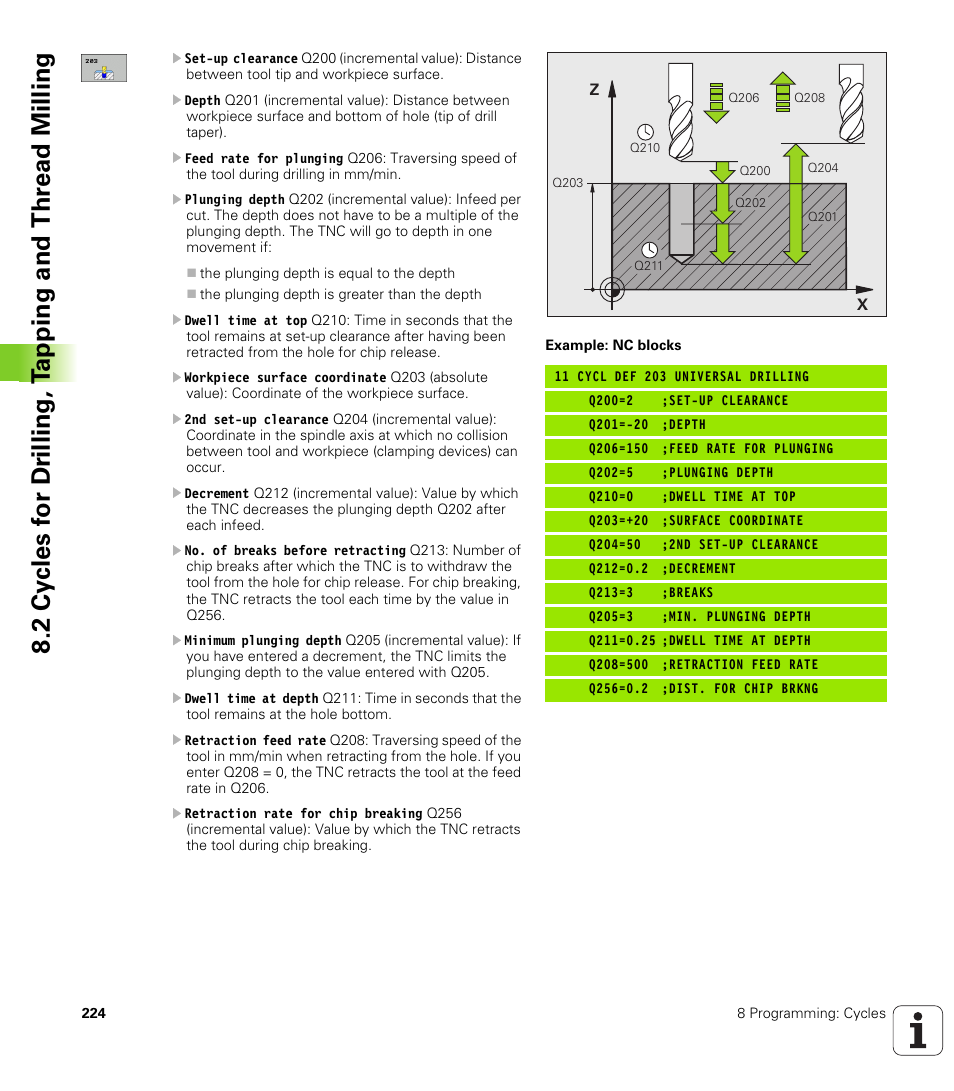 HEIDENHAIN TNC 320 (340 55x-03) User Manual | Page 224 / 525