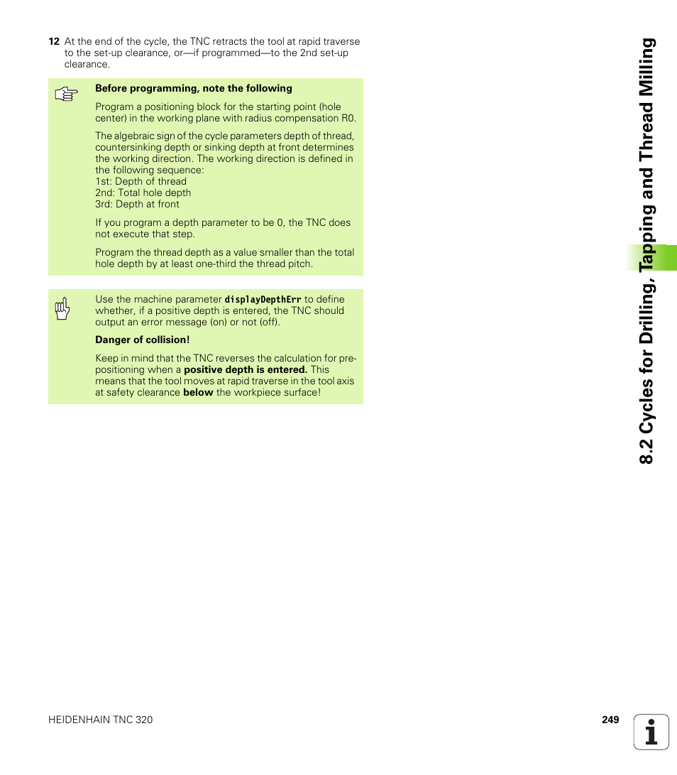 HEIDENHAIN TNC 320 (340 55x-03) User Manual | Page 249 / 525