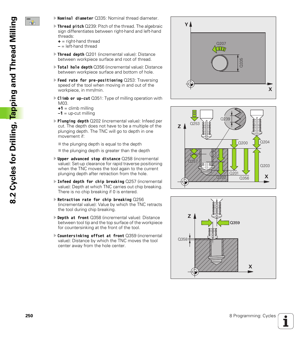 HEIDENHAIN TNC 320 (340 55x-03) User Manual | Page 250 / 525
