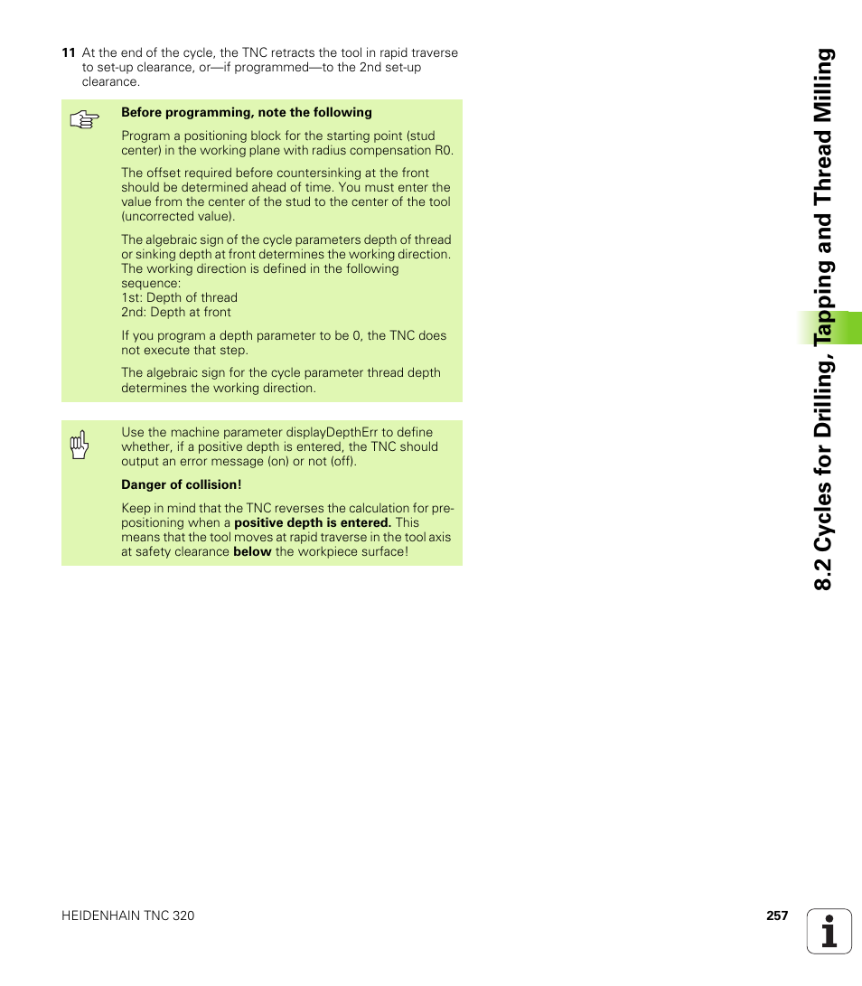 HEIDENHAIN TNC 320 (340 55x-03) User Manual | Page 257 / 525