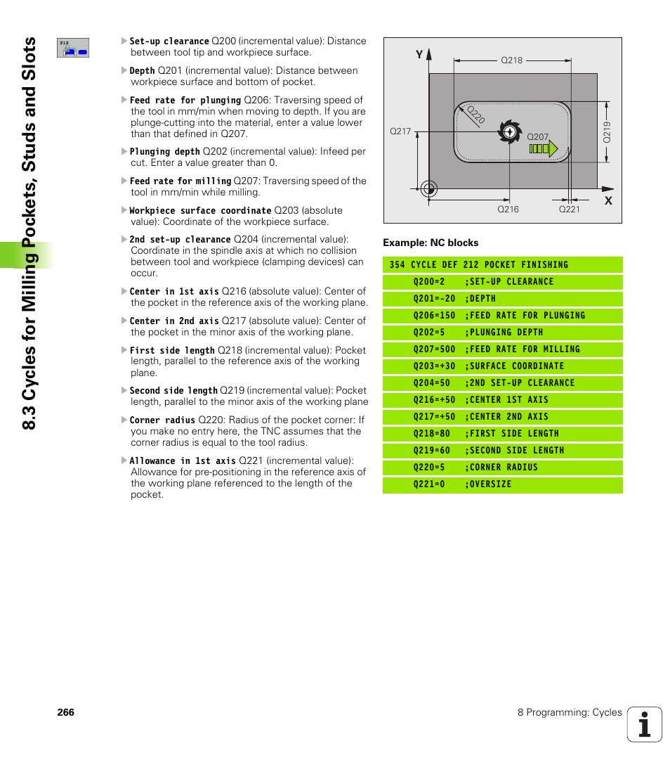 HEIDENHAIN TNC 320 (340 55x-03) User Manual | Page 266 / 525