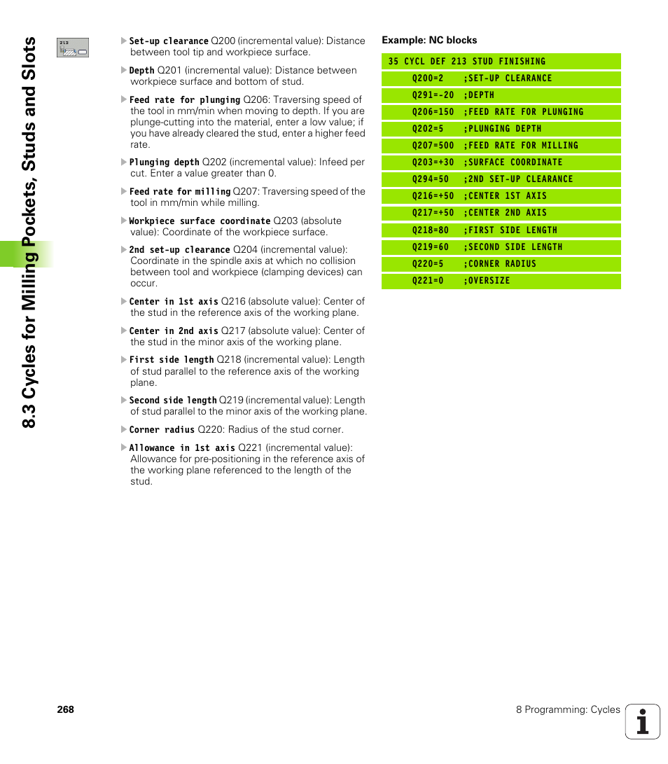 HEIDENHAIN TNC 320 (340 55x-03) User Manual | Page 268 / 525