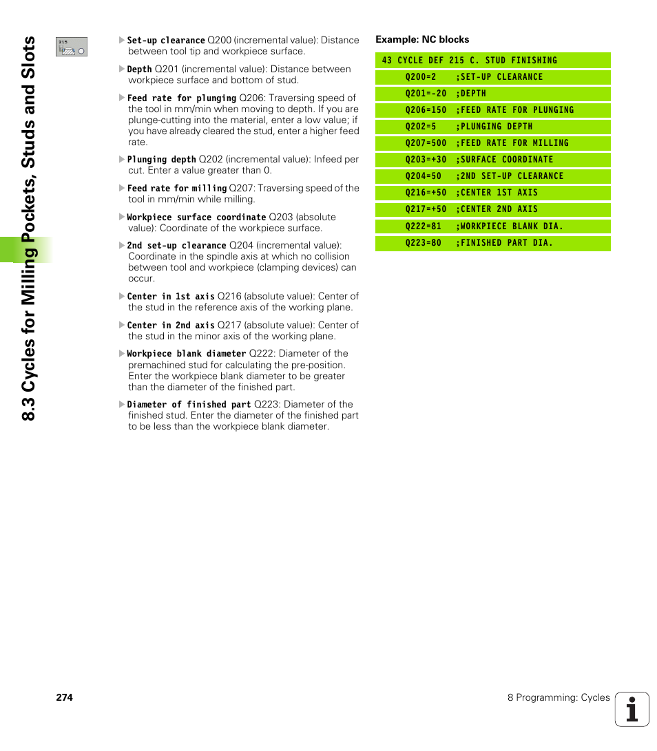 HEIDENHAIN TNC 320 (340 55x-03) User Manual | Page 274 / 525