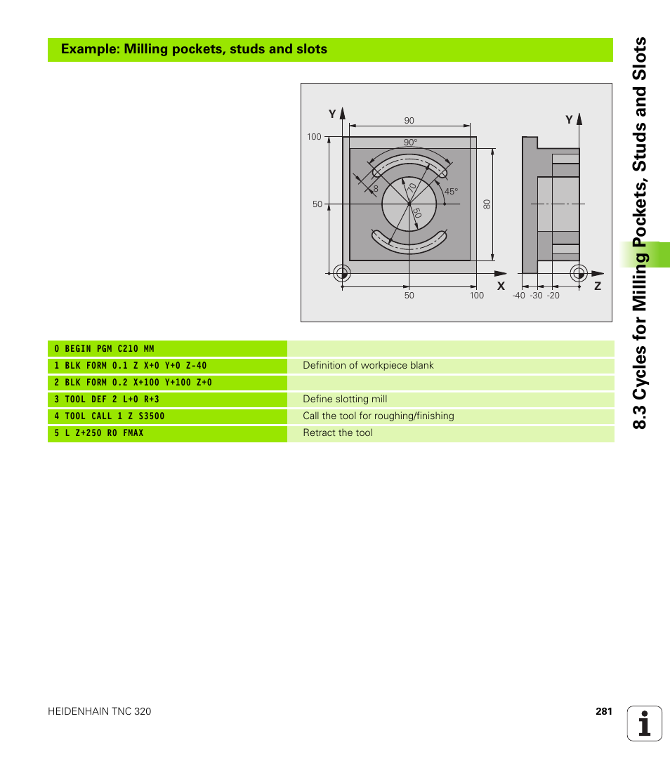 HEIDENHAIN TNC 320 (340 55x-03) User Manual | Page 281 / 525