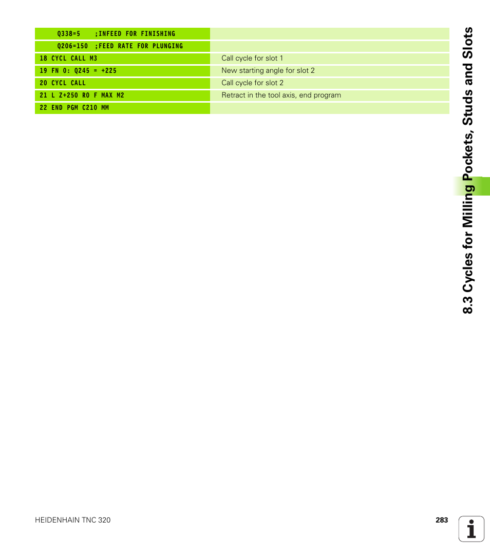HEIDENHAIN TNC 320 (340 55x-03) User Manual | Page 283 / 525