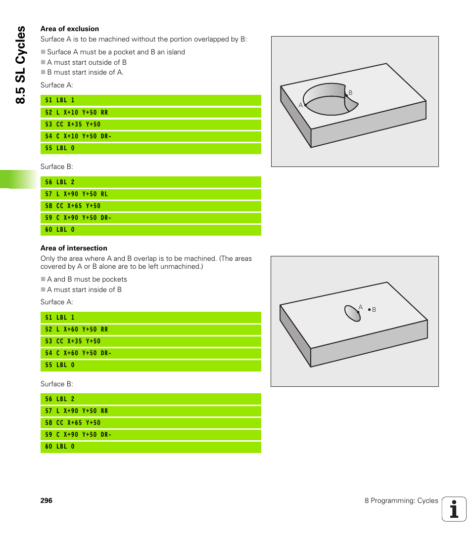 5 sl cy cles | HEIDENHAIN TNC 320 (340 55x-03) User Manual | Page 296 / 525