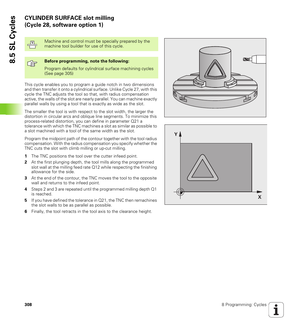 5 sl cy cles | HEIDENHAIN TNC 320 (340 55x-03) User Manual | Page 308 / 525