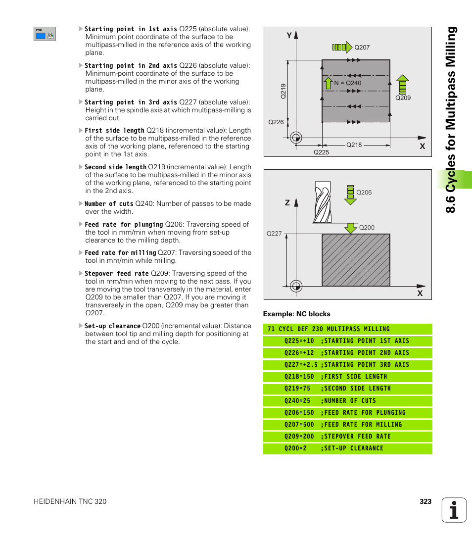 HEIDENHAIN TNC 320 (340 55x-03) User Manual | Page 323 / 525