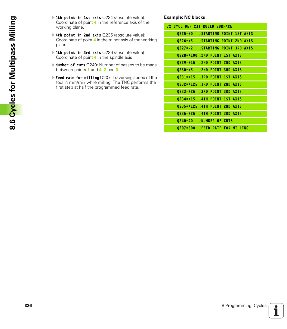 HEIDENHAIN TNC 320 (340 55x-03) User Manual | Page 326 / 525