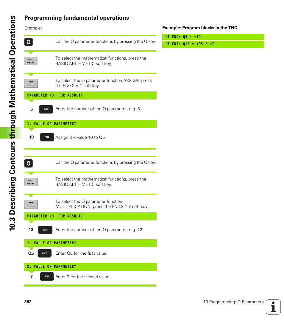 Programming fundamental operations | HEIDENHAIN TNC 320 (340 55x-03) User Manual | Page 382 / 525
