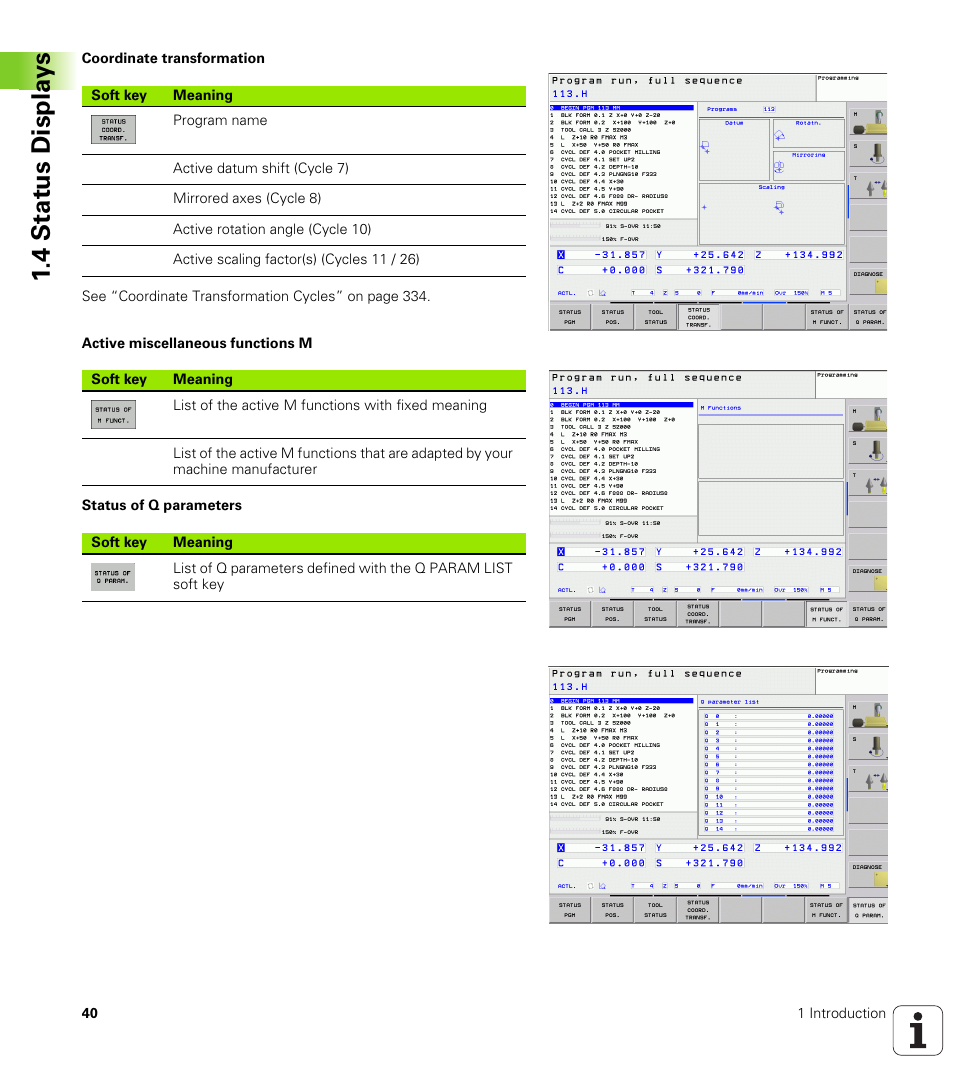 4 stat us displa ys | HEIDENHAIN TNC 320 (340 55x-03) User Manual | Page 40 / 525