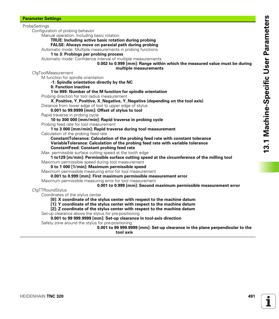 1 mac h ine-specific user p a ra met e rs | HEIDENHAIN TNC 320 (340 55x-03) User Manual | Page 491 / 525