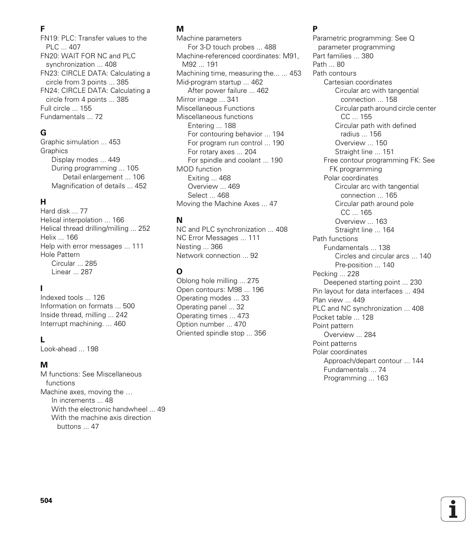 HEIDENHAIN TNC 320 (340 55x-03) User Manual | Page 504 / 525