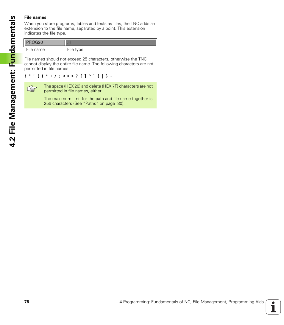 2 file manag e ment: f undamentals | HEIDENHAIN TNC 320 (340 55x-03) User Manual | Page 78 / 525