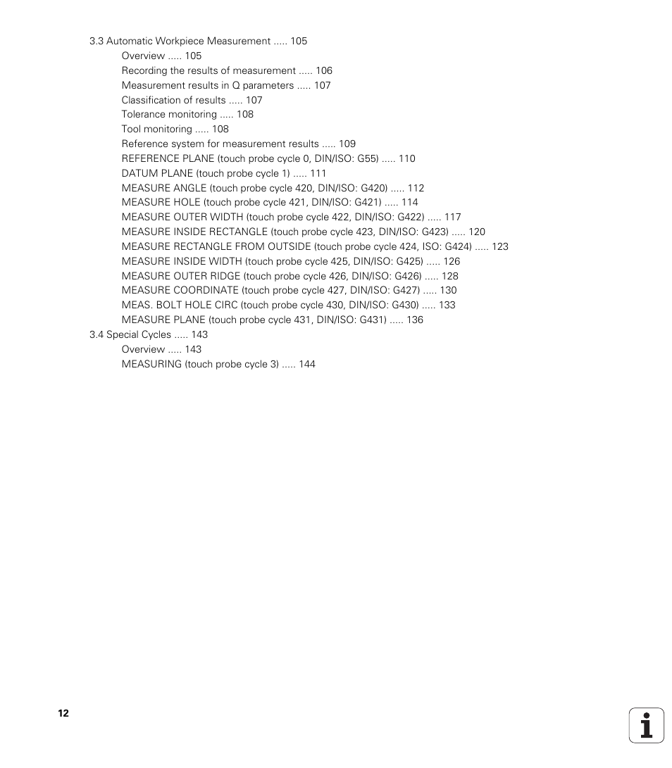 HEIDENHAIN TNC 320 (340 55x-03) Touch Probe Cycles User Manual | Page 12 / 165