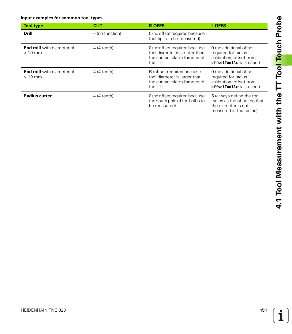 HEIDENHAIN TNC 320 (340 55x-03) Touch Probe Cycles User Manual | Page 151 / 165
