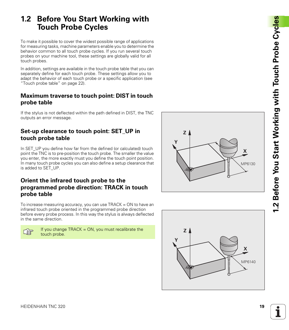 2 before you start working with touch probe cycles | HEIDENHAIN TNC 320 (340 55x-03) Touch Probe Cycles User Manual | Page 19 / 165