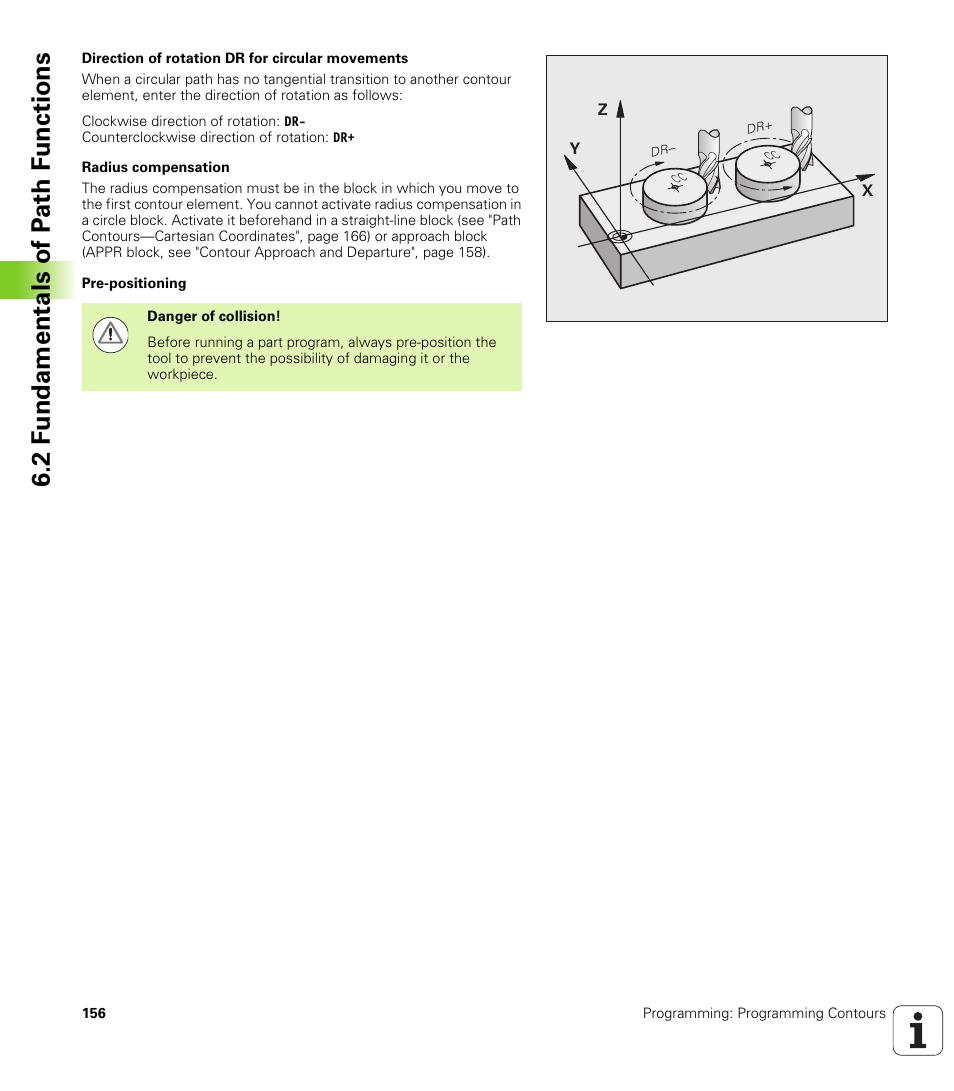 2 f undamentals of p a th f unctions | HEIDENHAIN TNC 320 (340 55x-04) User Manual | Page 156 / 497
