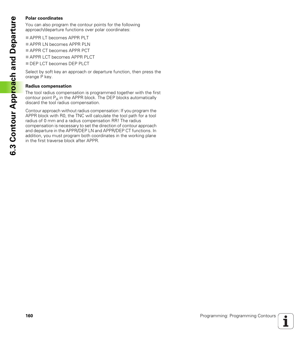 3 cont our appr oac h and depar tur e | HEIDENHAIN TNC 320 (340 55x-04) User Manual | Page 160 / 497