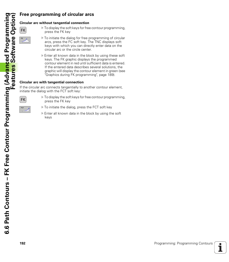 Free programming of circular arcs | HEIDENHAIN TNC 320 (340 55x-04) User Manual | Page 192 / 497