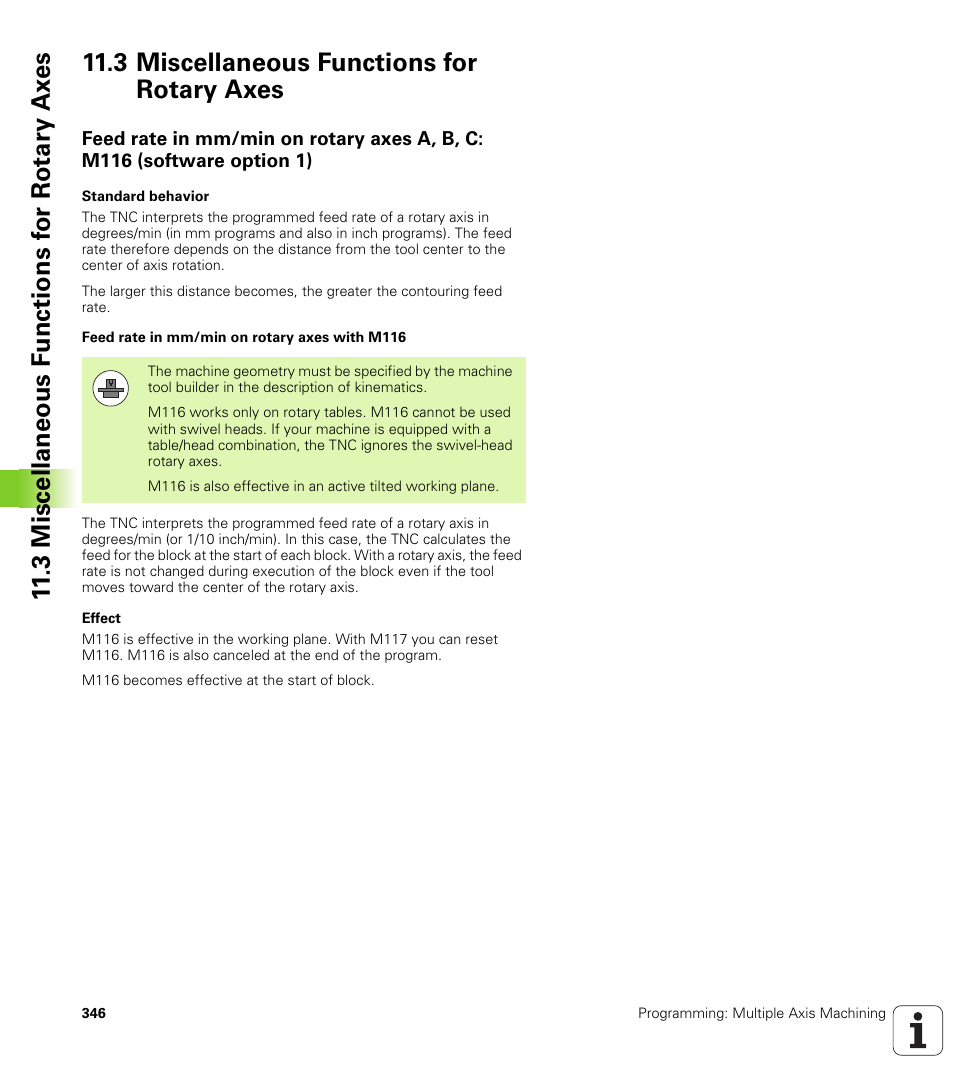 3 miscellaneous functions for rotary axes | HEIDENHAIN TNC 320 (340 55x-04) User Manual | Page 346 / 497