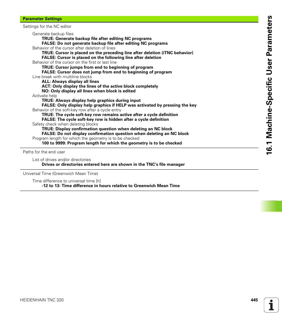 1 mac h ine-specific user p a ra met e rs | HEIDENHAIN TNC 320 (340 55x-04) User Manual | Page 445 / 497
