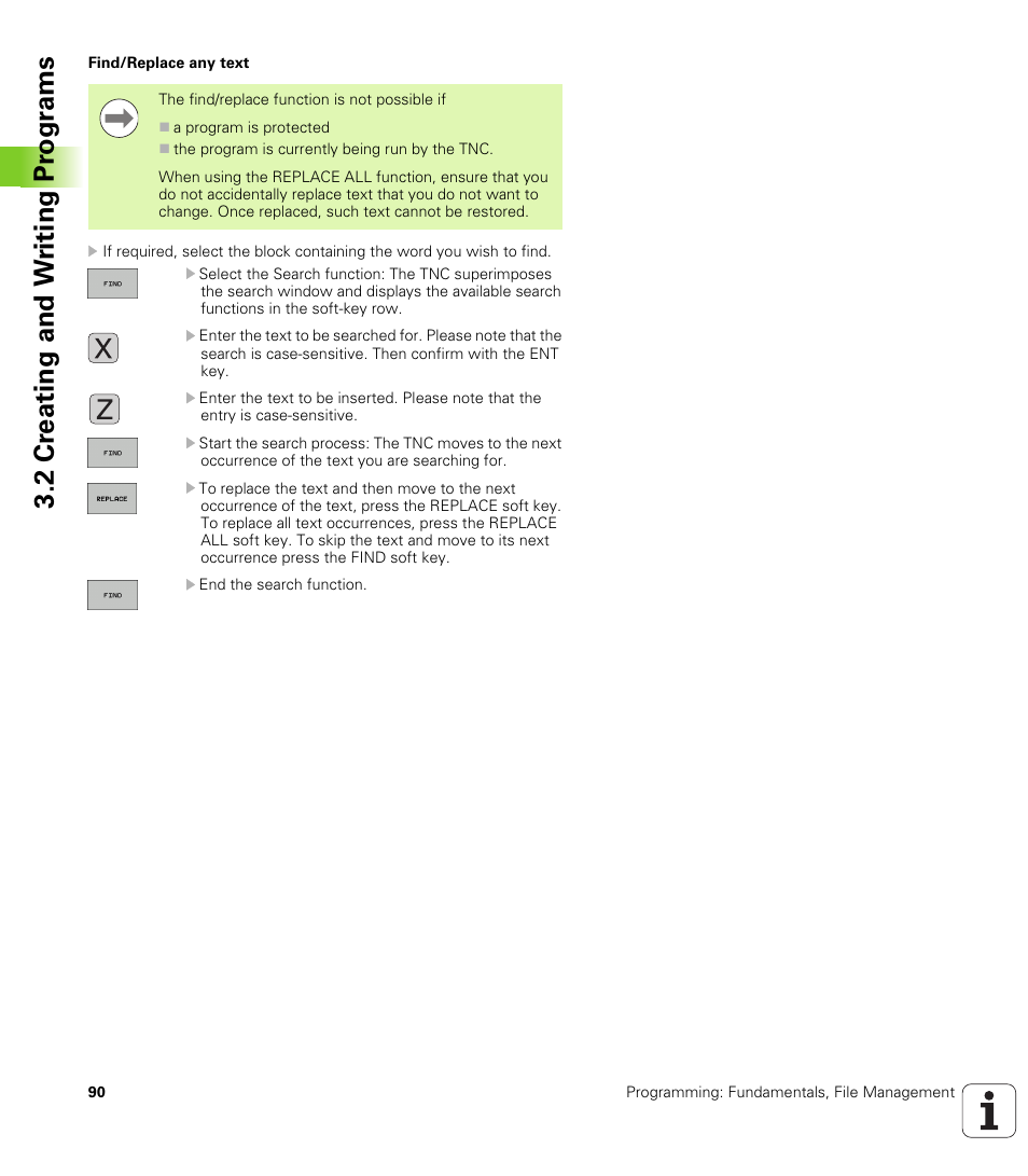 2 cr eating and w riting pr ogr a ms | HEIDENHAIN TNC 320 (340 55x-04) User Manual | Page 90 / 497