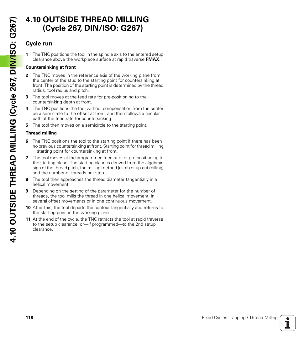 Cycle run | HEIDENHAIN TNC 320 (340 55x-04) Cycle programming User Manual | Page 118 / 437