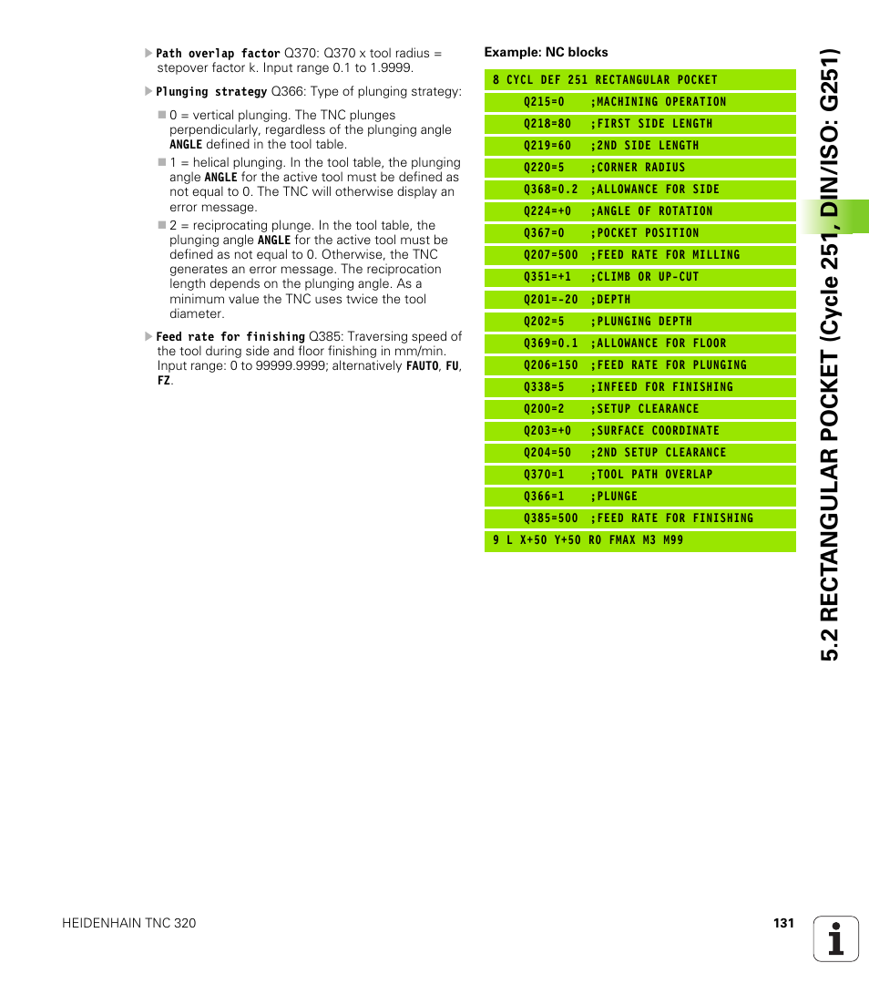 HEIDENHAIN TNC 320 (340 55x-04) Cycle programming User Manual | Page 131 / 437