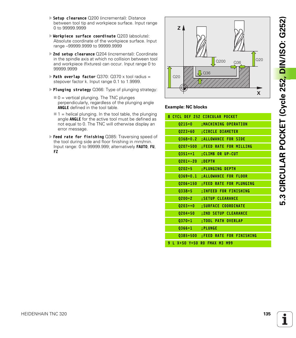 HEIDENHAIN TNC 320 (340 55x-04) Cycle programming User Manual | Page 135 / 437