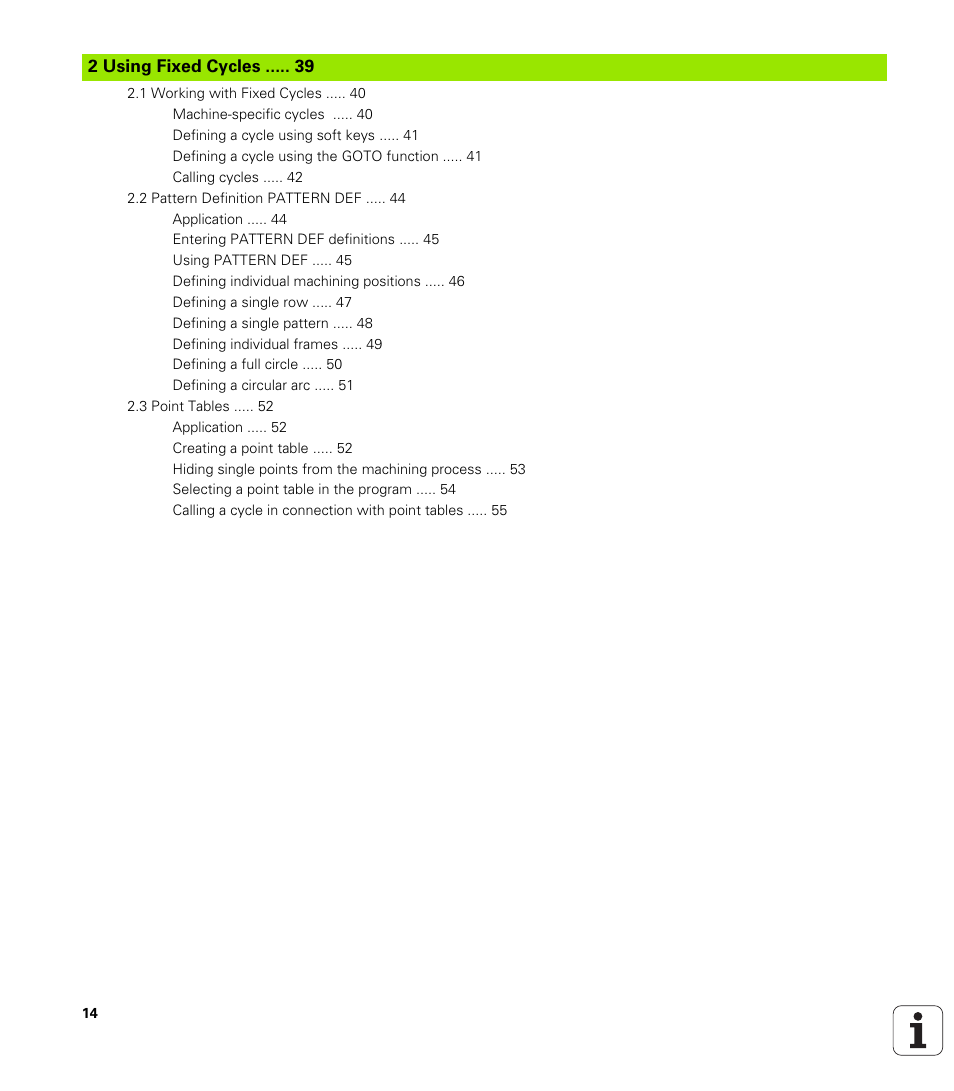 Using fixed cycles | HEIDENHAIN TNC 320 (340 55x-04) Cycle programming User Manual | Page 14 / 437