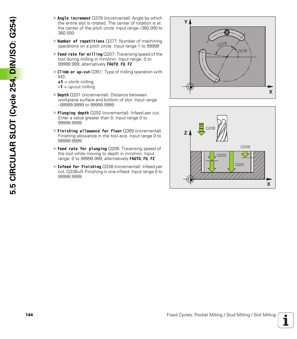 HEIDENHAIN TNC 320 (340 55x-04) Cycle programming User Manual | Page 144 / 437
