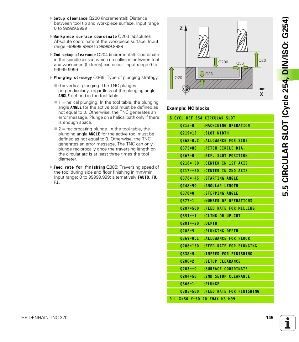 HEIDENHAIN TNC 320 (340 55x-04) Cycle programming User Manual | Page 145 / 437