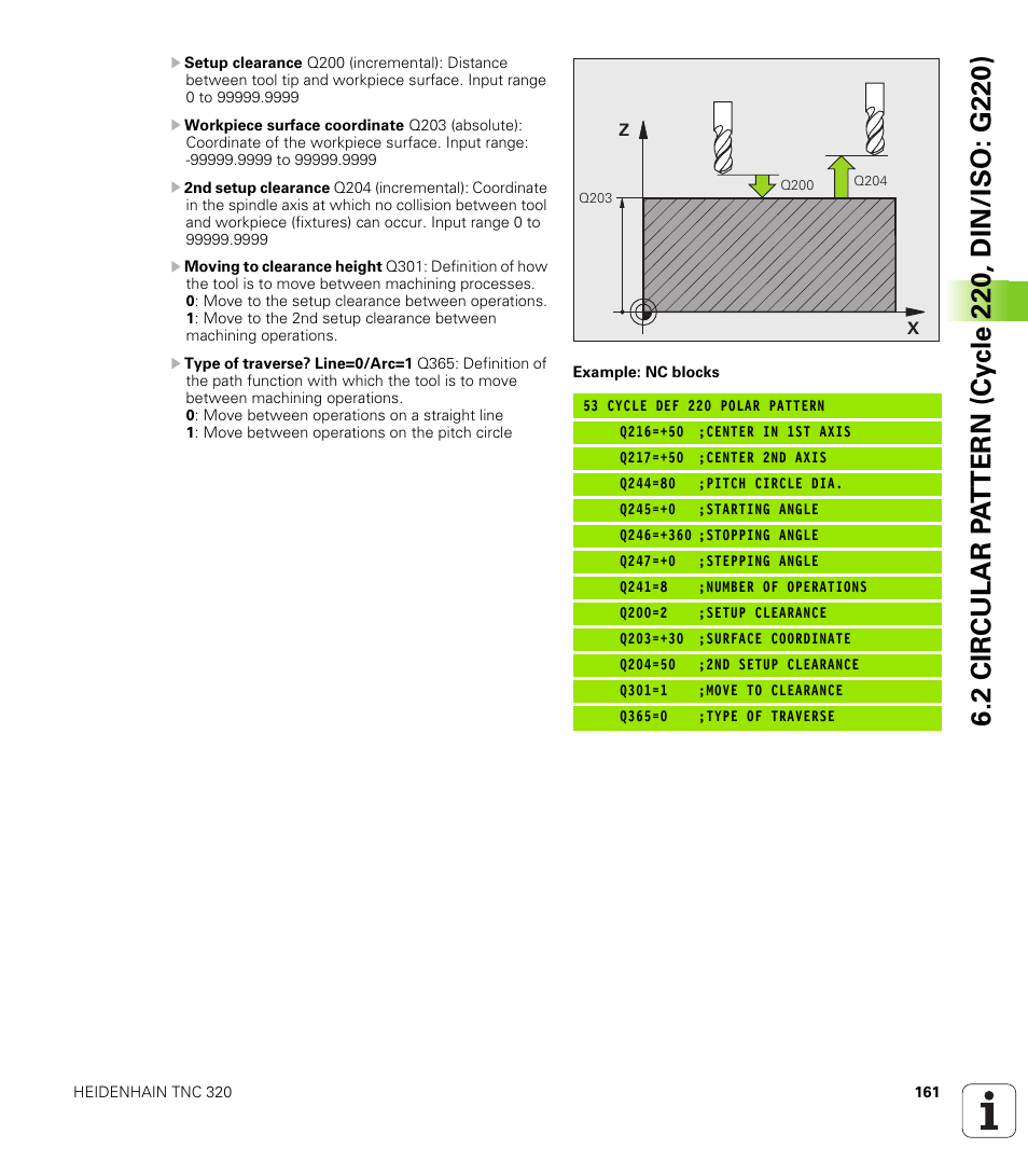 HEIDENHAIN TNC 320 (340 55x-04) Cycle programming User Manual | Page 161 / 437