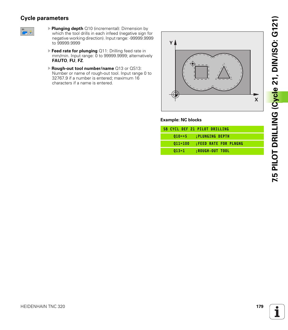 Cycle parameters | HEIDENHAIN TNC 320 (340 55x-04) Cycle programming User Manual | Page 179 / 437