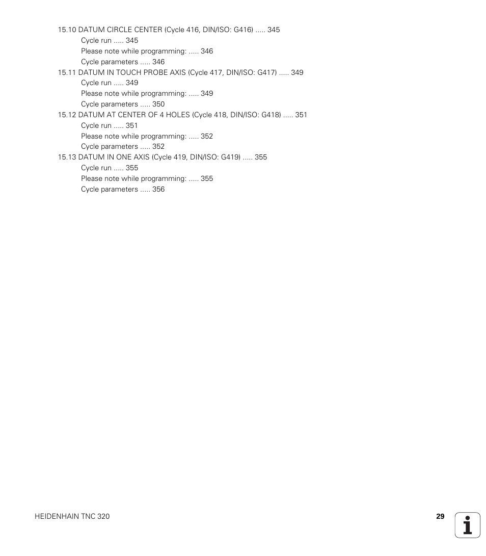 HEIDENHAIN TNC 320 (340 55x-04) Cycle programming User Manual | Page 29 / 437