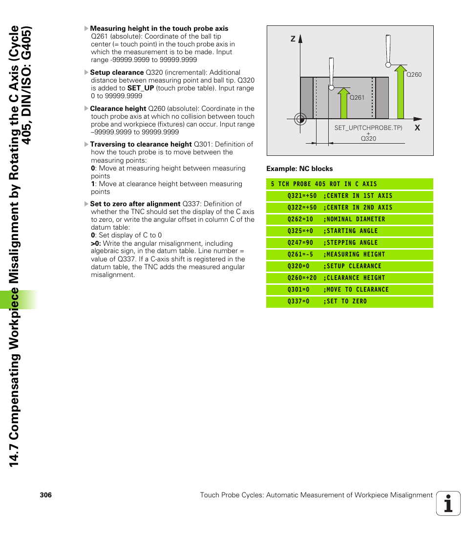 HEIDENHAIN TNC 320 (340 55x-04) Cycle programming User Manual | Page 306 / 437