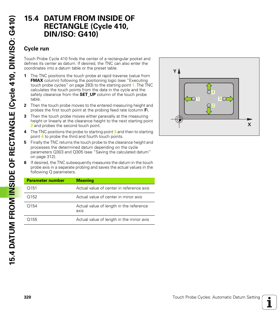 Cycle run | HEIDENHAIN TNC 320 (340 55x-04) Cycle programming User Manual | Page 320 / 437